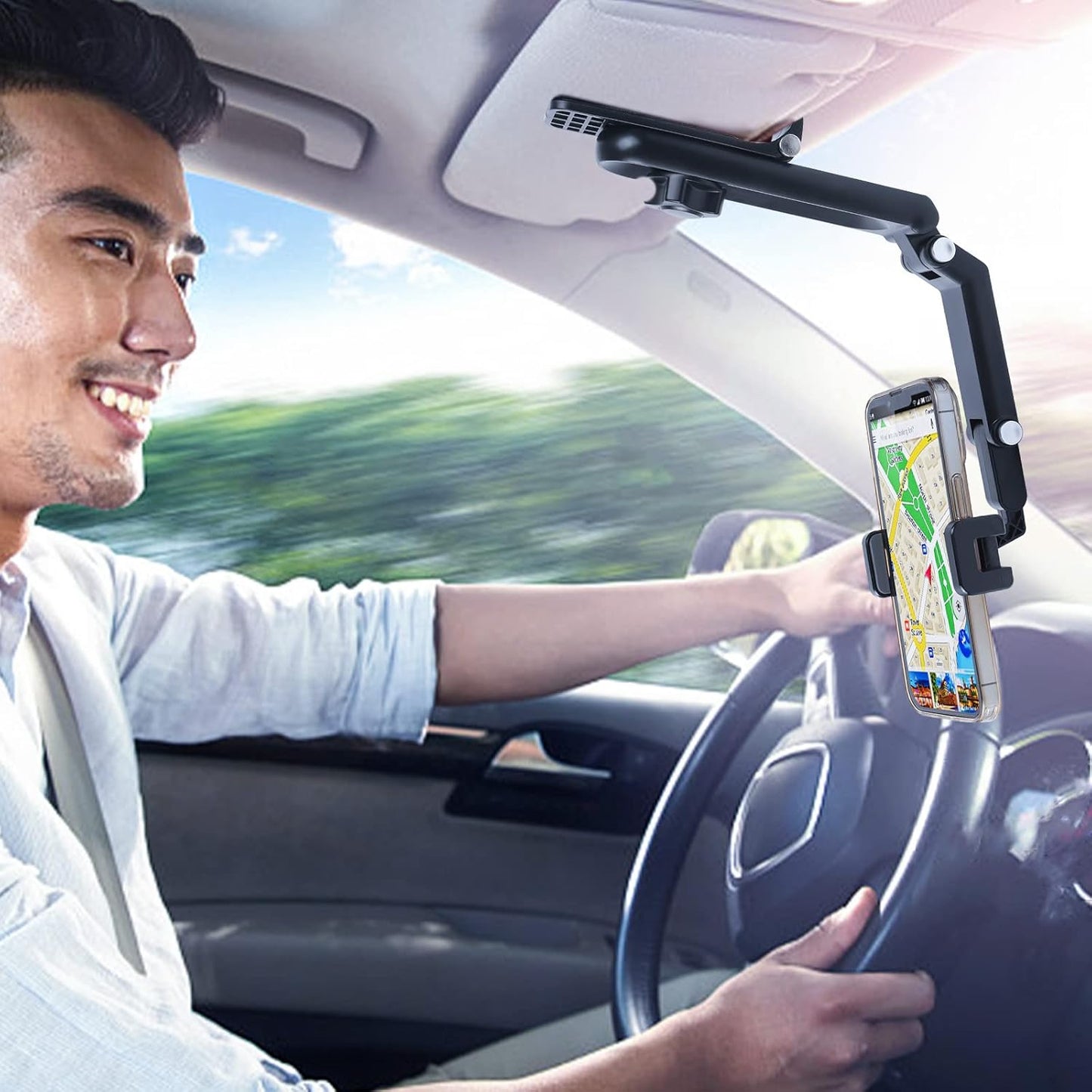 Adjustable Cellphone Holder 360° for iPhone and Other Cellphone, Car Accessories