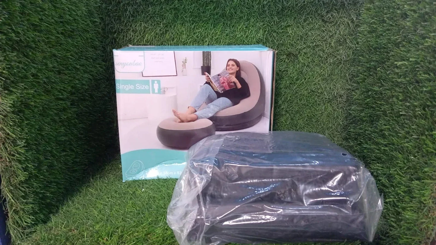 ýýýýPortable Indoor/Outdoor Air Couch + Pumpýýýý