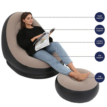 ýýýýPortable Indoor/Outdoor Air Couch + Pumpýýýý